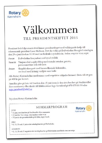 Presidentskifte och sommardatum