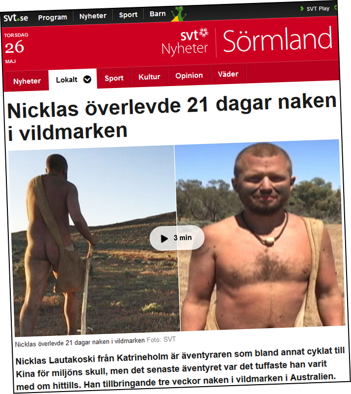 Nicklas överlevde